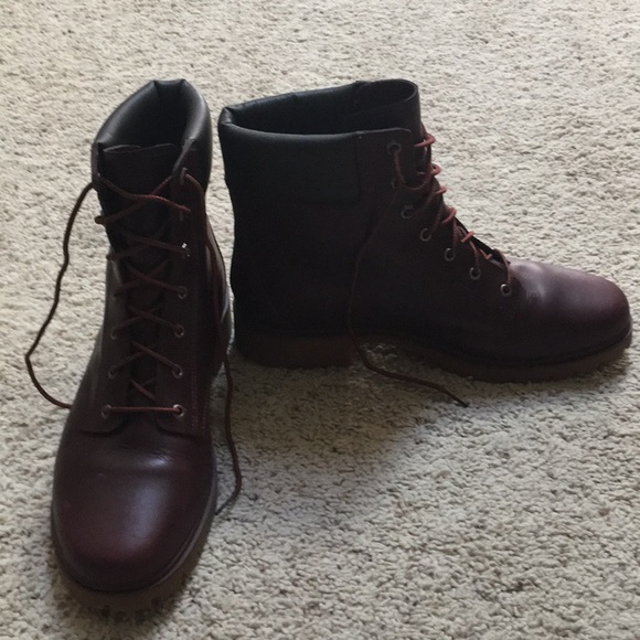 burgundy boots size 11